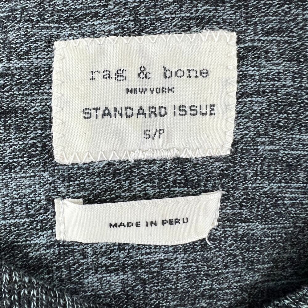 Rag & Bone Standard Issue Two-Tone Gray Raglan Lo… - image 6
